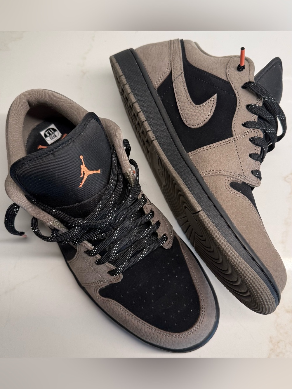 Nike Air Jordan 1 Low SE Olive Grey Black Men’s 11.5 Sneakers